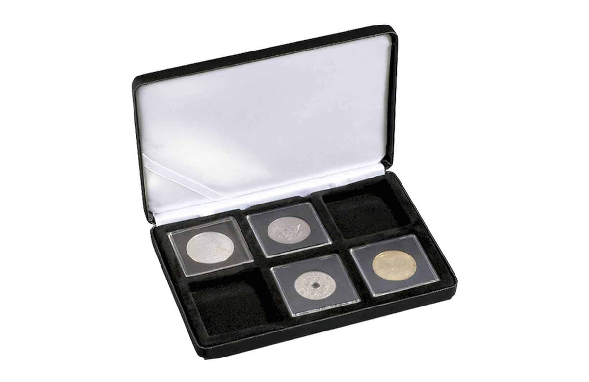 Single Coin Box NOBILE, for 6 QUADRUM, 50x50mm, black
