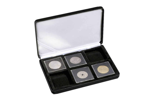 Single Coin Box NOBILE, for 6 QUADRUM, 50x50mm, black