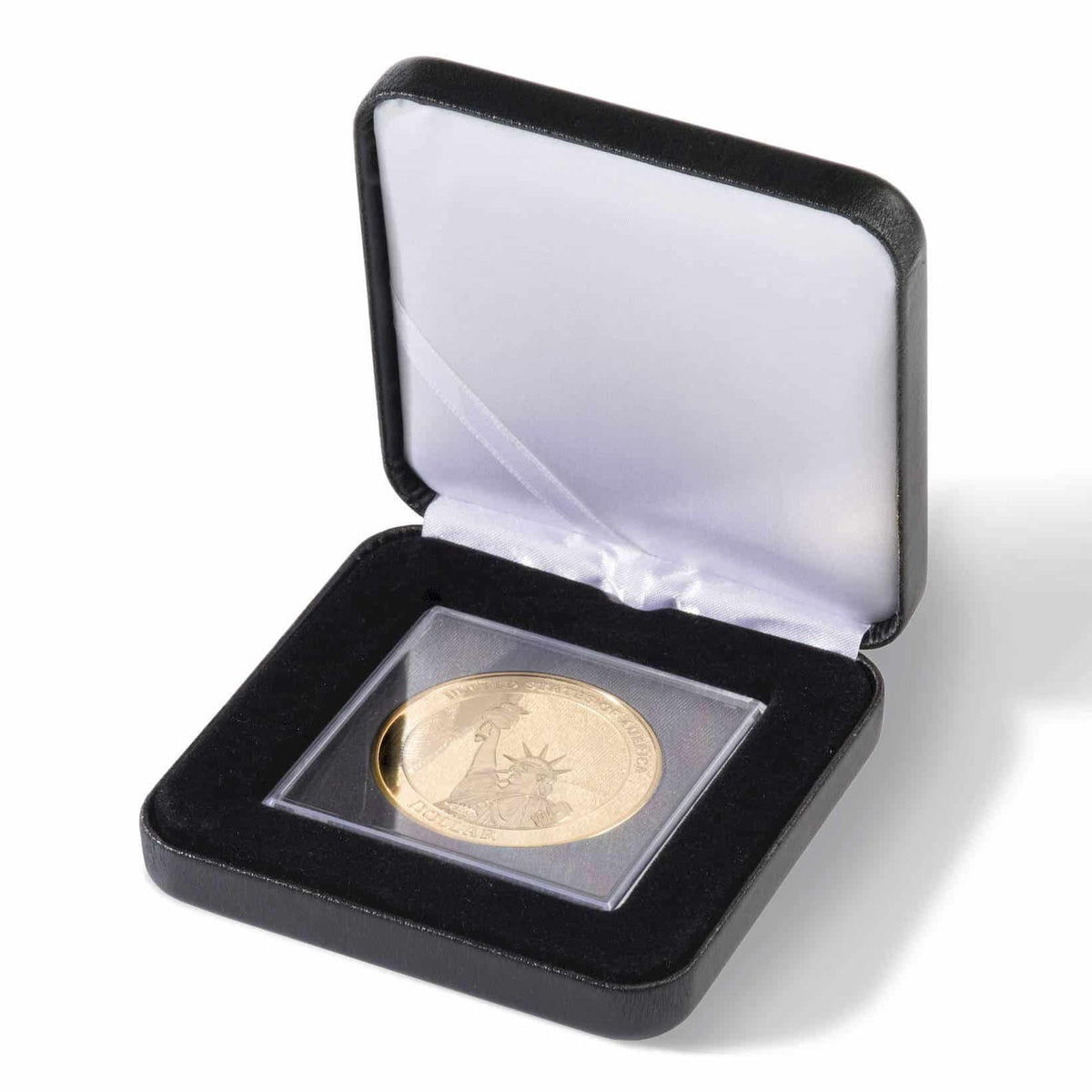 Single Coin Box NOBILE, for 1 QUADRUM, 50x50mm, black