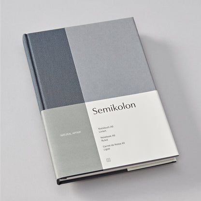 Natural Affair Notebook (A5), Sea Salt, Ruled
