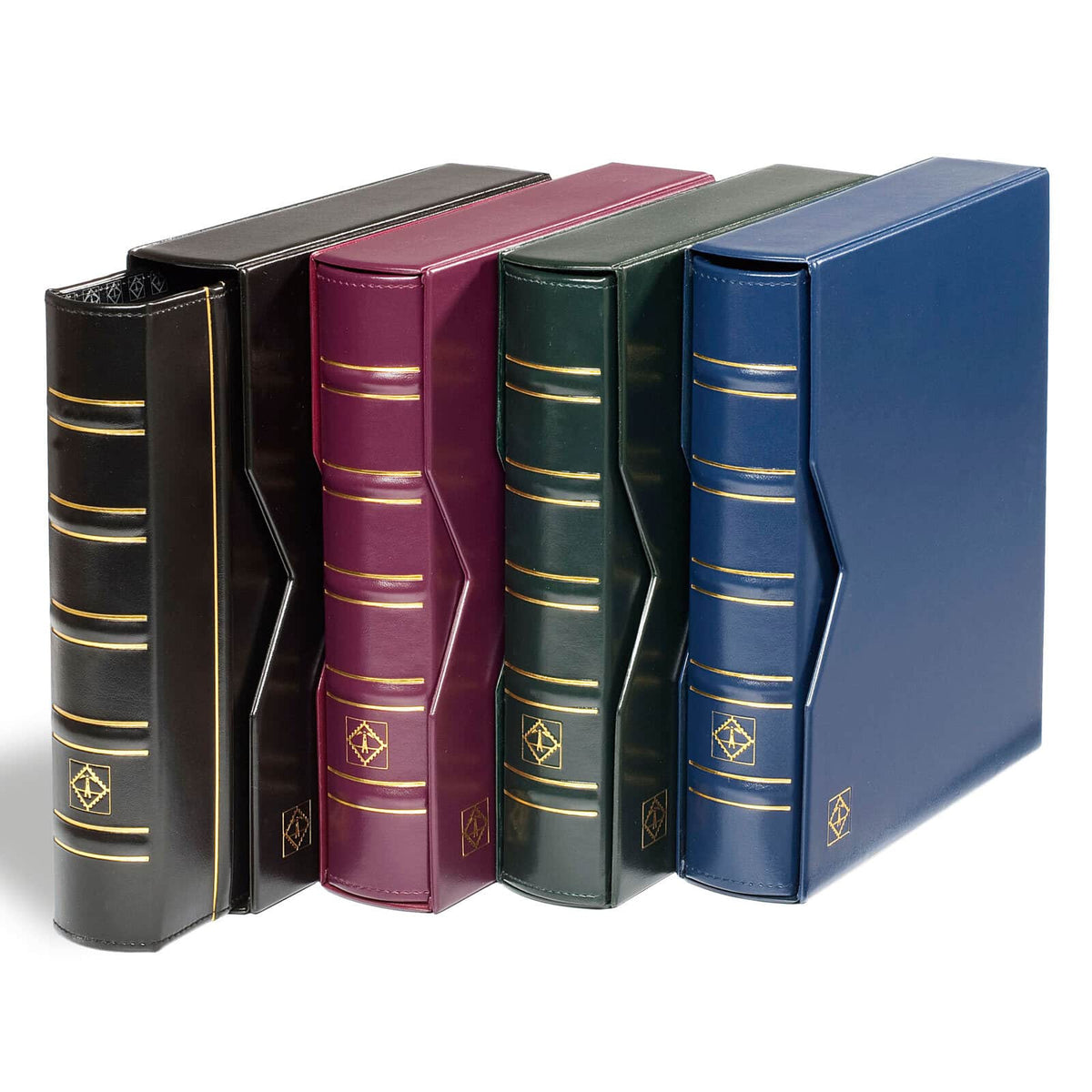 OPTIMA Ringbinder & Slipcase, Classic Design, Black