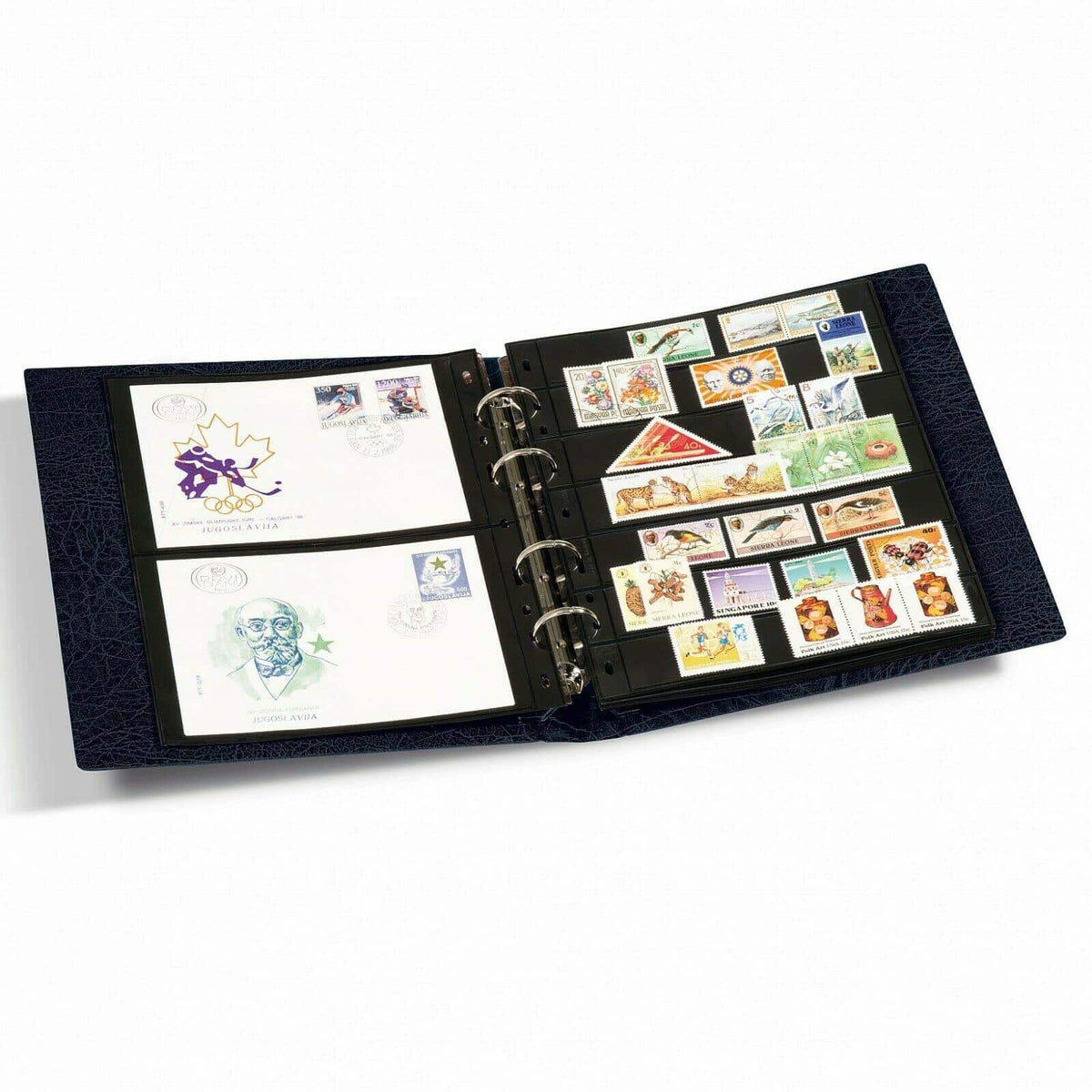 OPTIMA F Ringbinder and Slipcase, Black