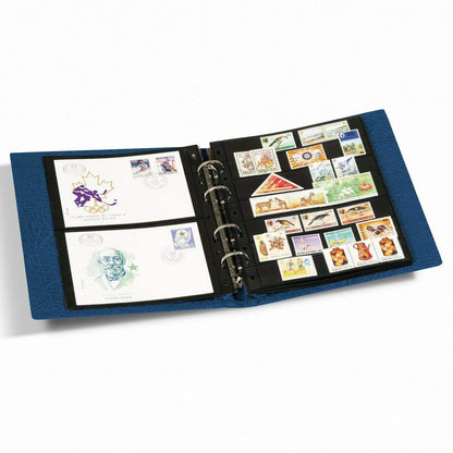 OPTIMA F Ringbinder and Slipcase, Blue