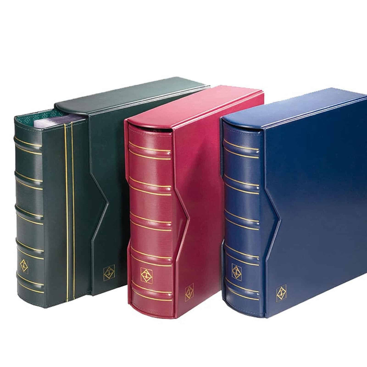 OPTIMA GIGANT Ringbinder & Slipcase, Classic Design, Green