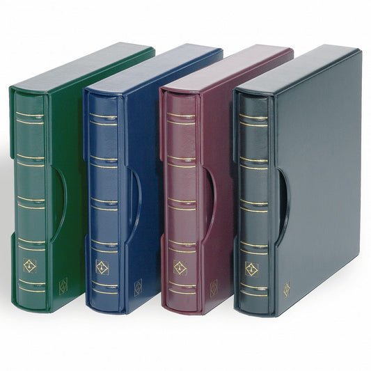 Turn-bar binder PERFECT DP, Classic Design with slipcase, green