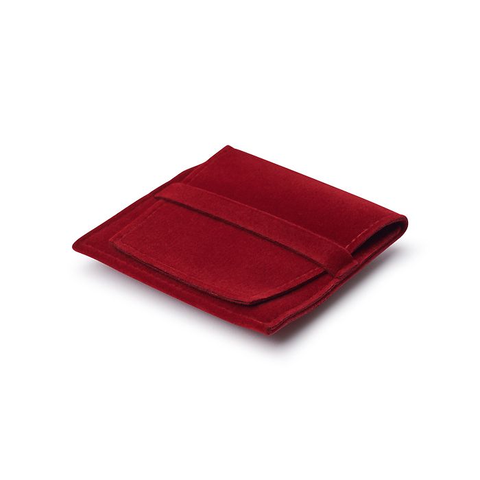 MT Premium Coin Pocket for one coin with or without capsule up to 50mm, red
