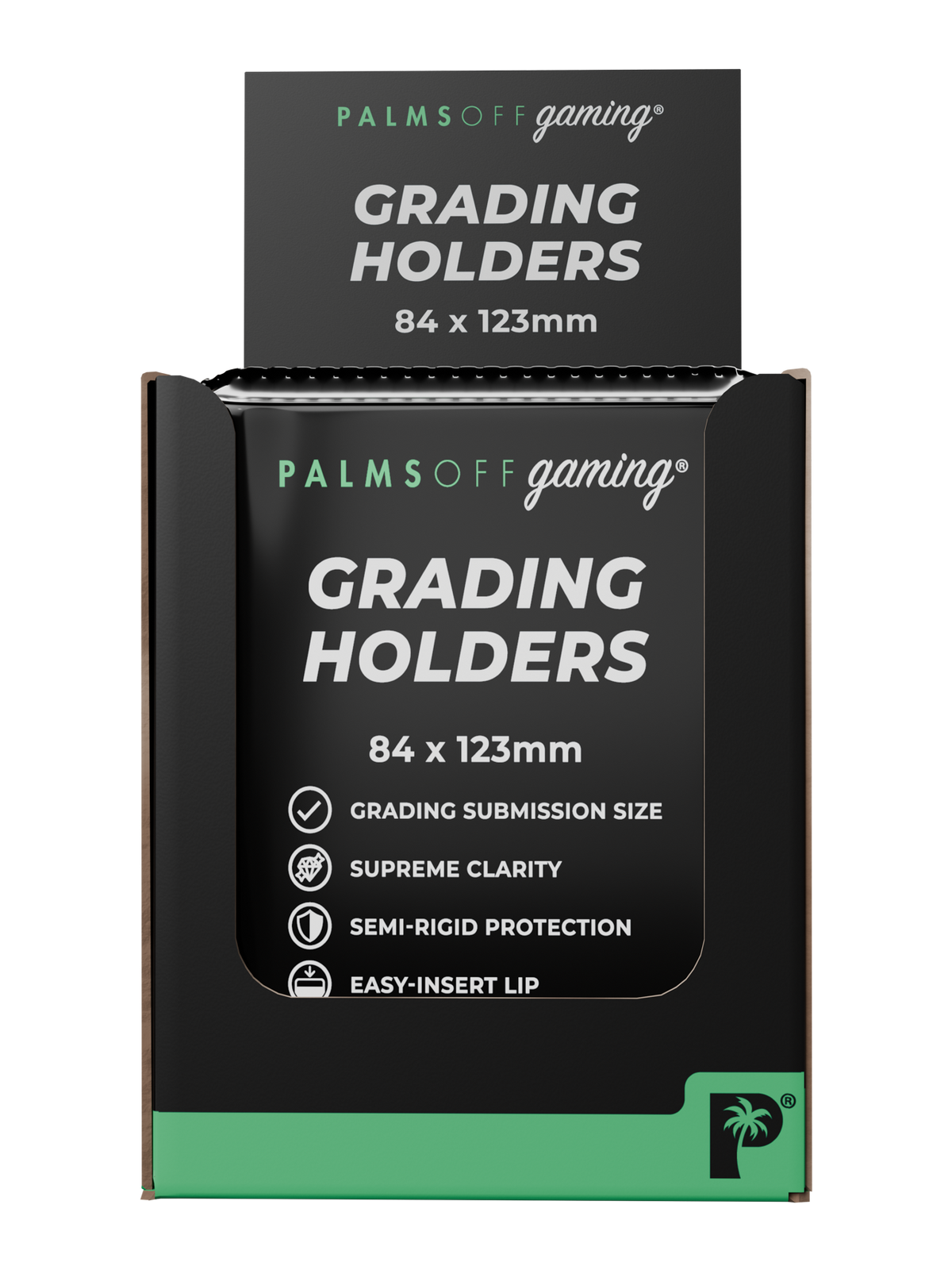 Palms Off Gaming Grading Holders - Semi Rigid 200pc