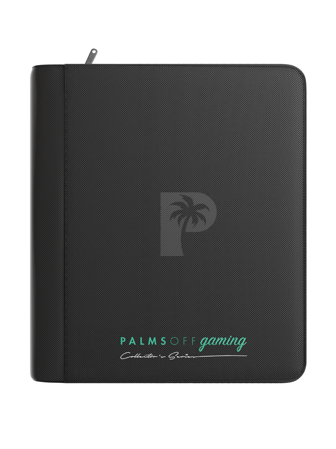 Palms Off Gaming Collector's Series Top Loader Zip Binder - 4 Pocket - Black