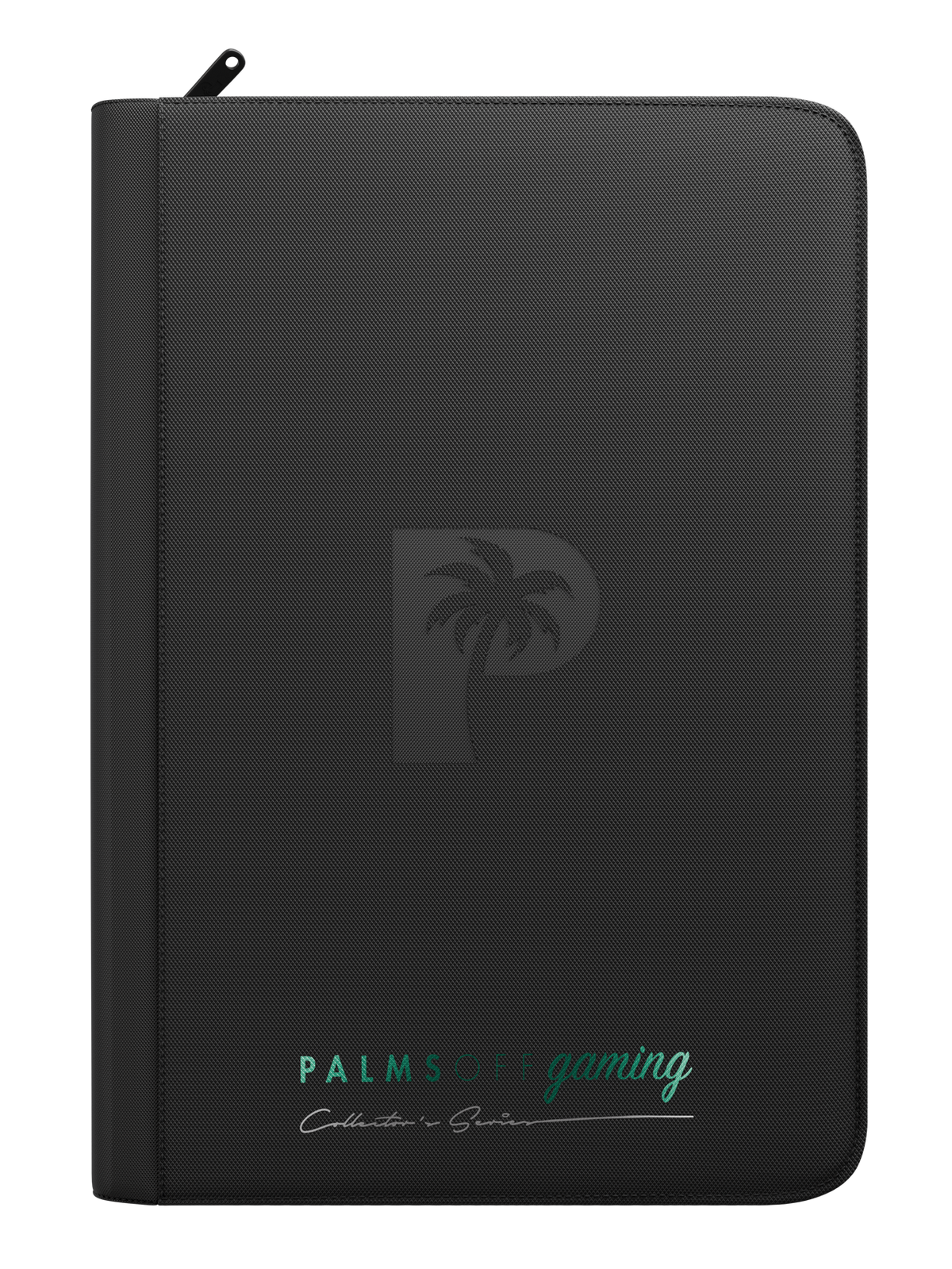 Palms Off Gaming Collector's Series 9 Pocket Zip Trading Card Binder - BLACK