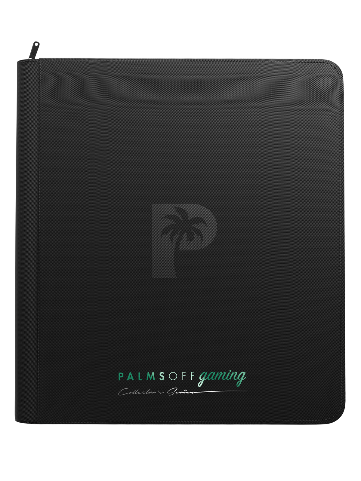 Palms Off Gaming Collector's Series 12 Pocket Zip Trading Card Binder - BLACK