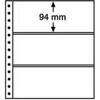 LIGHTHOUSE R-sheets, 3-way division, black, pack of 5