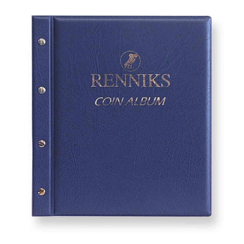 Renniks Coin Album - Blue