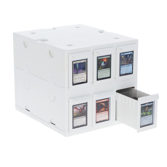BCW 6 Drawer Card Catalog - White – product image 1