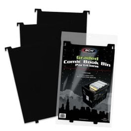 BCW Graded Comic Book Bin Partitions - Black – product image 1