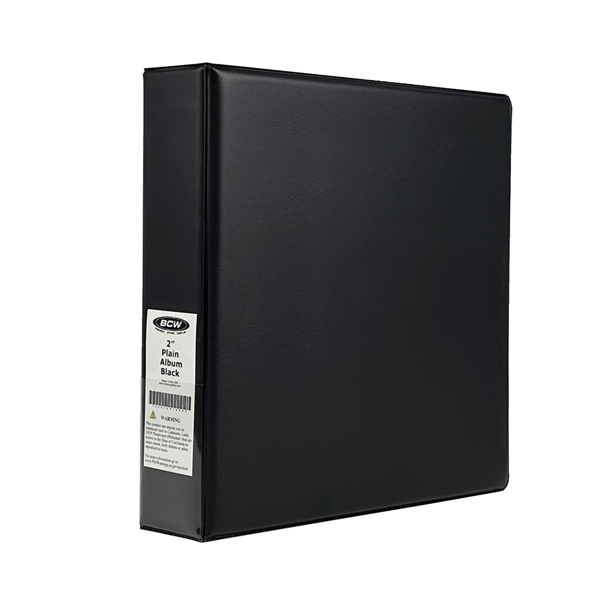 BCW 2 In. Album - Plain - Black – product image 1