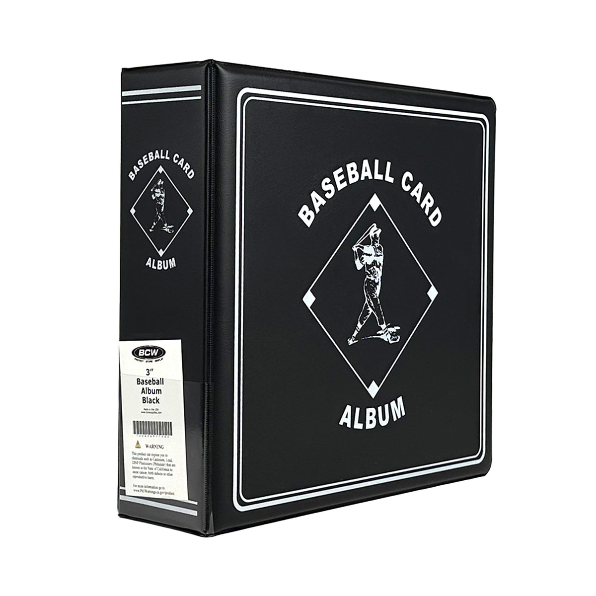 BCW 3 In. Album - Baseball - Black – product image 1