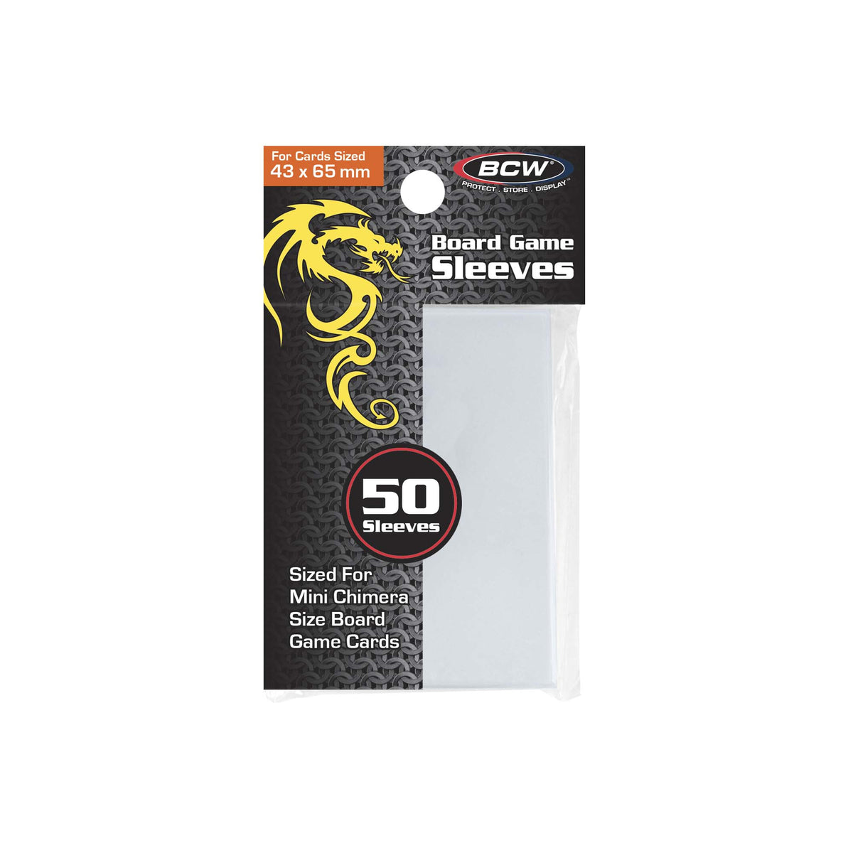 BCW Board Game Sleeves - Mini Chimera (43MM x 65MM) – product image 1