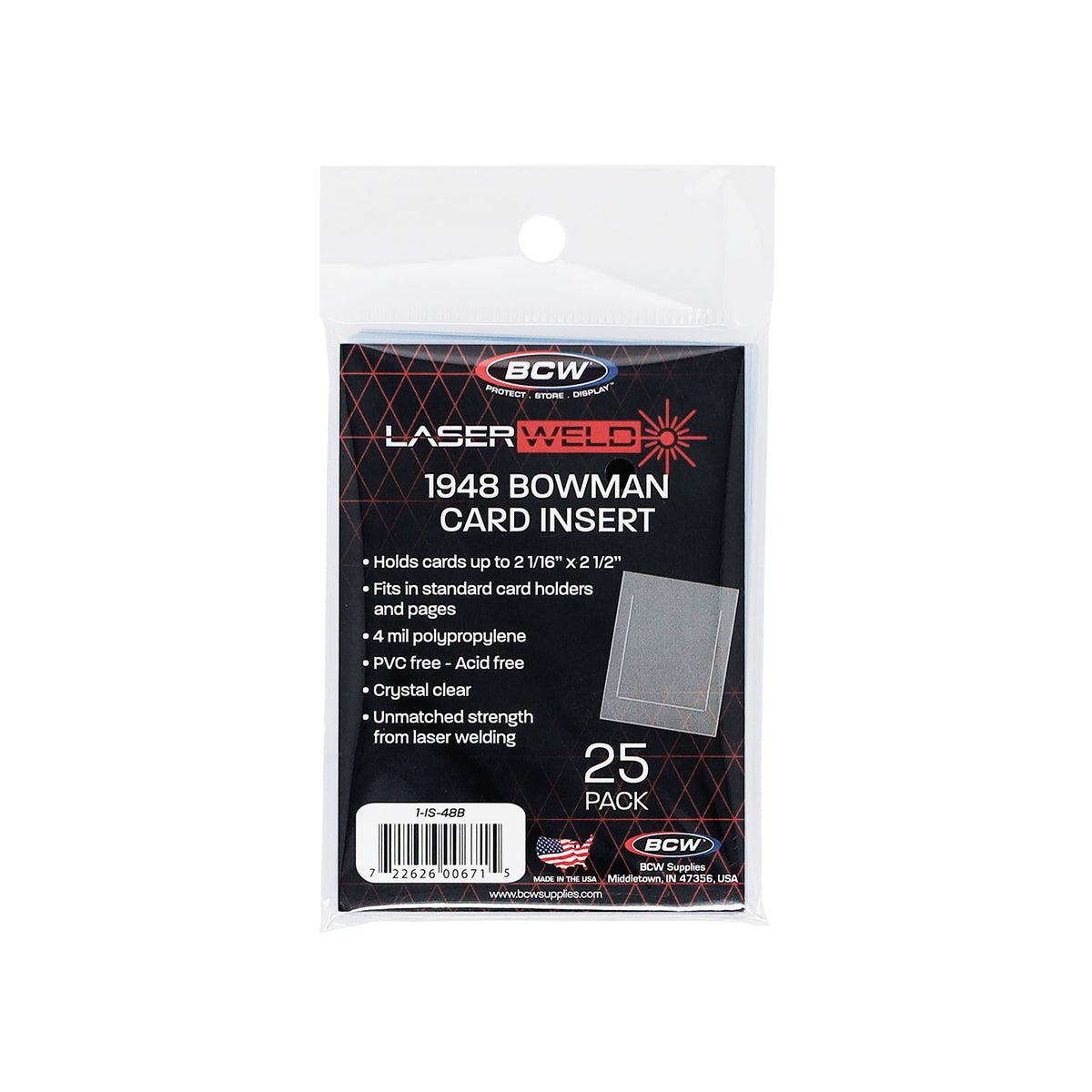 BCW 48 Bowman Insert Sleeves – product image 1