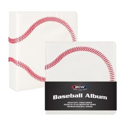 BCW 3 In. Album-Baseball Collectors-Premium White – product image 1