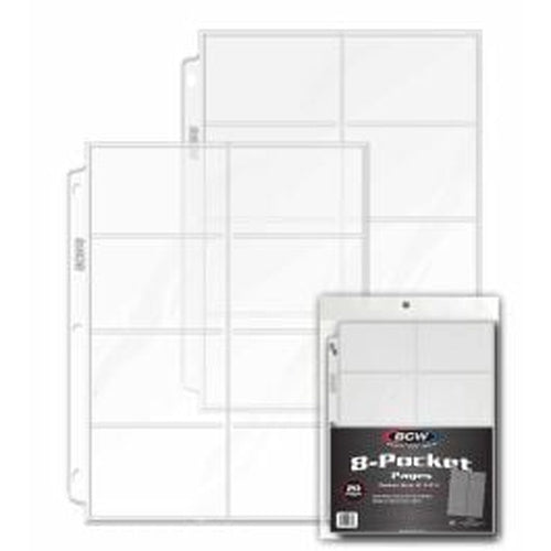 BCW Vinyl 8-Pocket Pages – product image 1