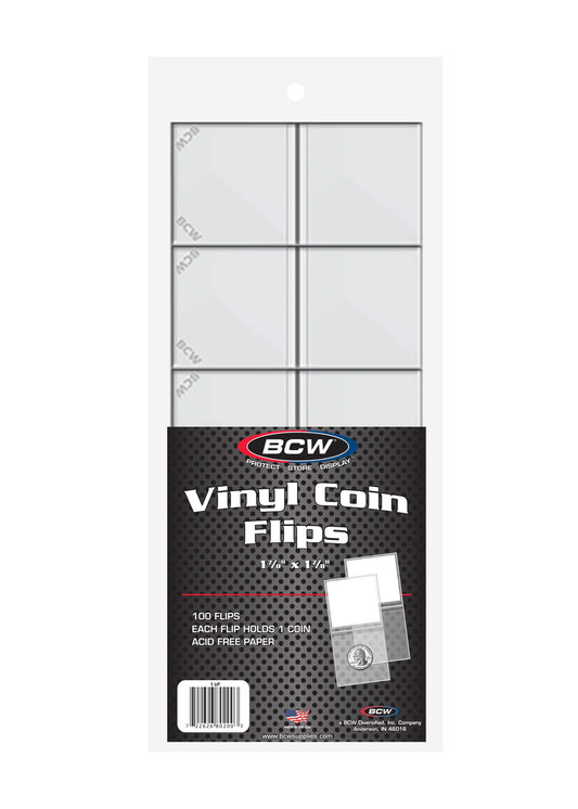 BCW 2 x 2 Double Pocket Vinyl Flip – product image 1