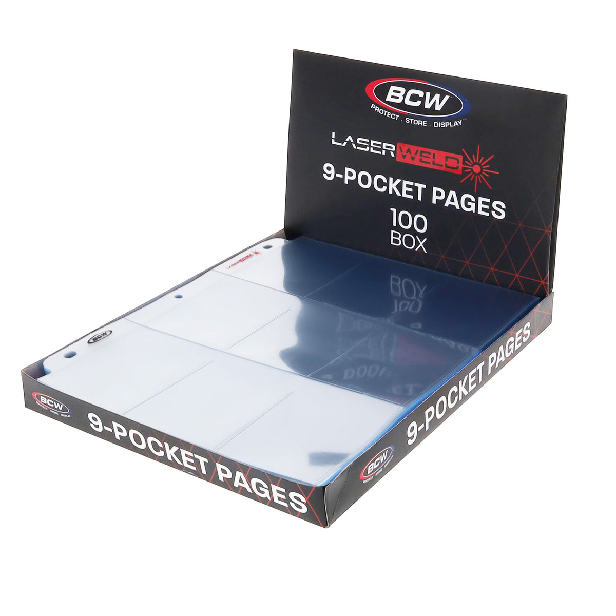 BCW Laserweld 9-Pocket Page (100 Count. Box) – product image 1