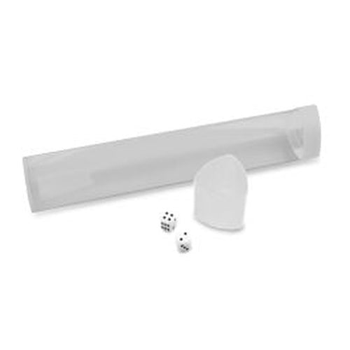 BCW Playmat Tube with Dice Cap - White – product image 1