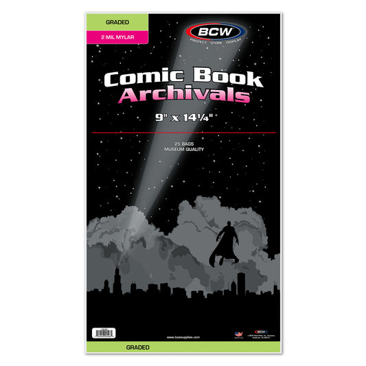 BCW Graded Comic Mylar - 2 Mil – product image 1