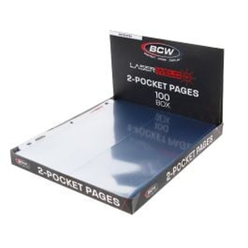 BCW Laserweld 2-Pocket Envelope Page (100 Count. Box) – product image 1