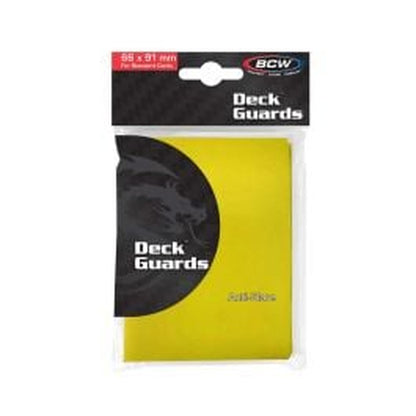 BCW Deck Guard - Double Matte - Yellow – product image 1