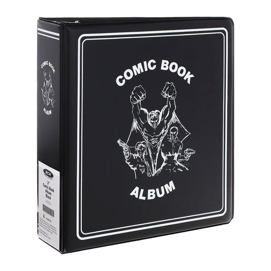 BCW 3 In. Album - Comic Book - Black – product image 1