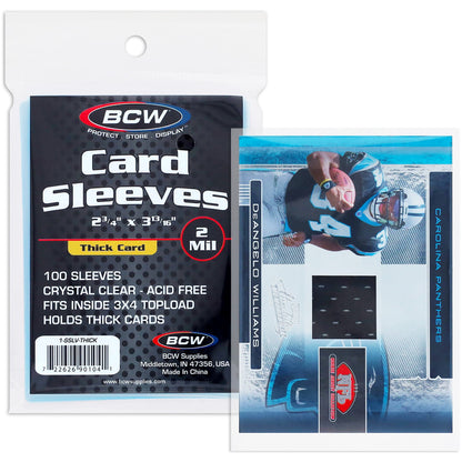 BCW Thick Card Sleeves – product image 1