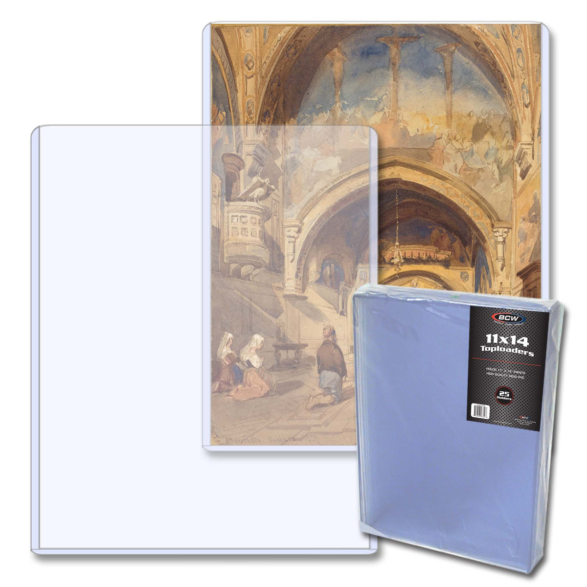 BCW 11 × 14 Rigid Poster and Photo Protector – product image 1
