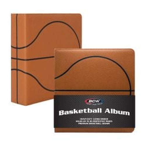 BCW 3 In. Album-Basketball Collectors-Premium Brown – product image 1