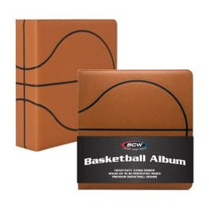 BCW 3 In. Album-Basketball Collectors-Premium Brown – product image 1