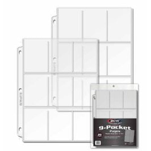 BCW Vinyl 9-Pocket Page (No.2) – product image 1