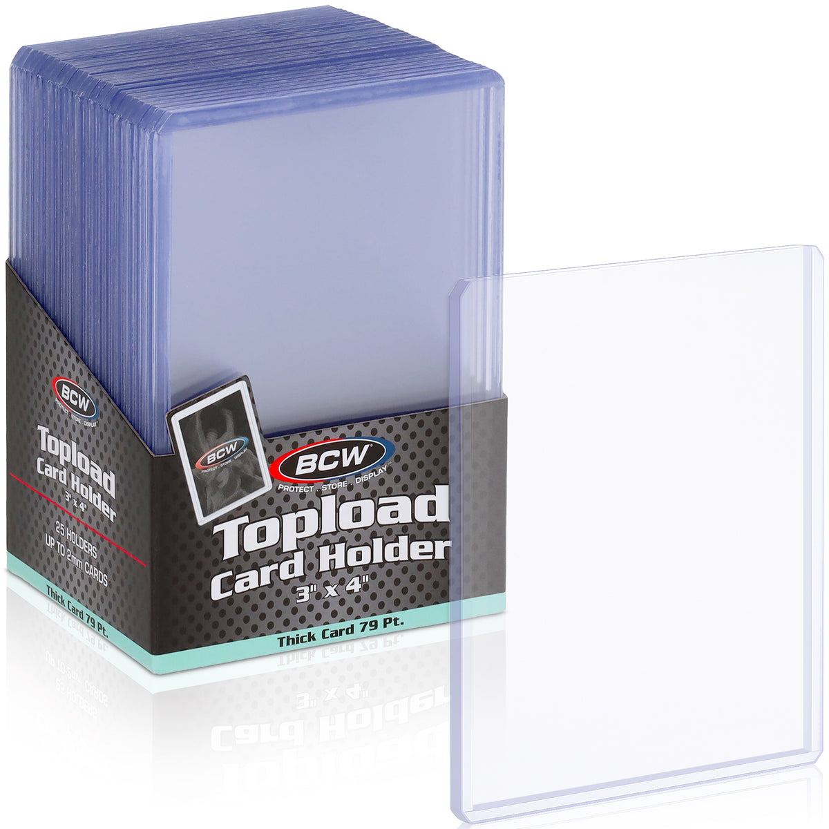 BCW 79 Pt Rigid Trading Card Protector – product image 1