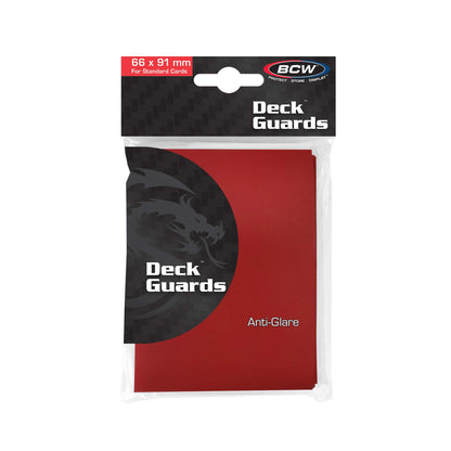 BCW Deck Guard - Double Matte - Red – product image 1