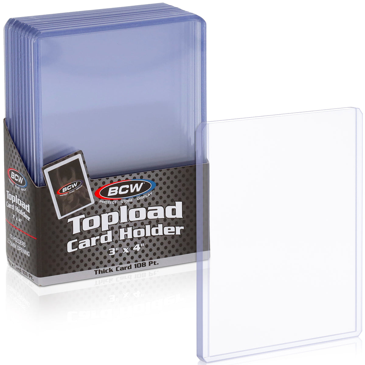 BCW 108 Pt Rigid Trading Card Protector – product image 1