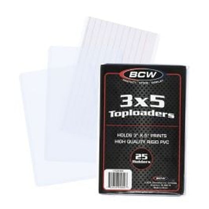 BCW 3 × 5 Rigid Trading Card Protector – product image 1