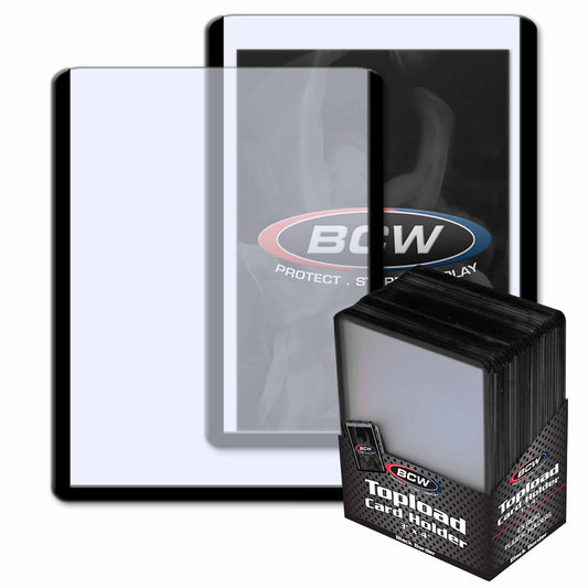 BCW 3 x 4 Topload Card Holder - Black Border – product image 1