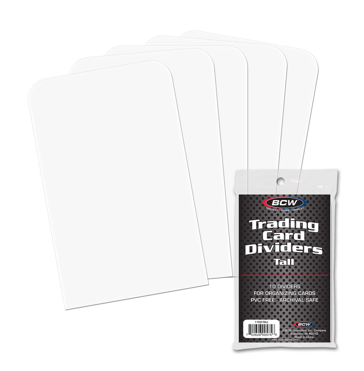 BCW Tall Trading Card Dividers – product image 1