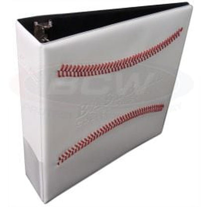 BCW 3 In. Album - Baseball Collectors Album - White – product image 1