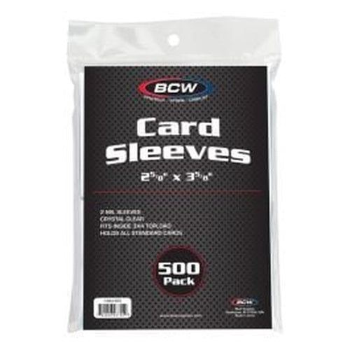 BCW Standard Card Sleeves - 500 Pack – product image 1