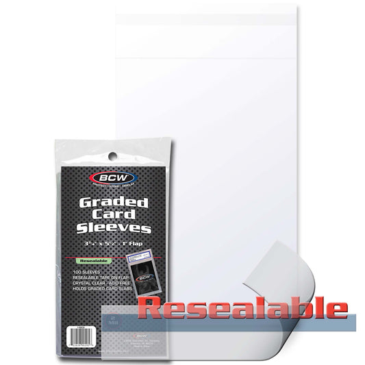 BCW Resealable Graded Card Sleeves – product image 1