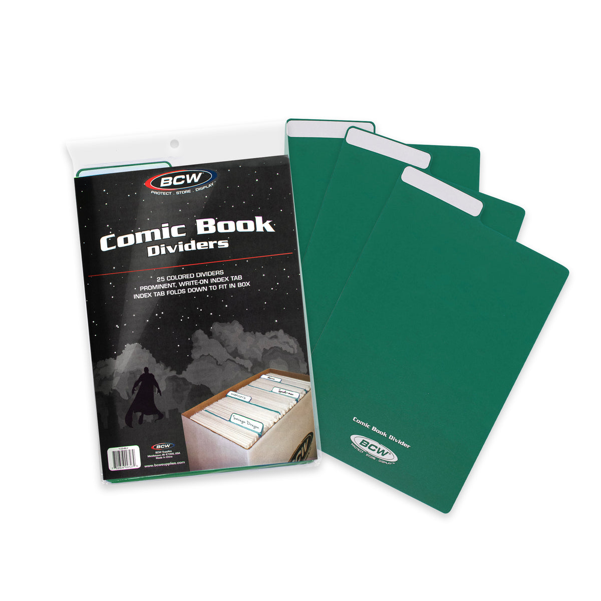 BCW Comic Book Dividers - Green – product image 1