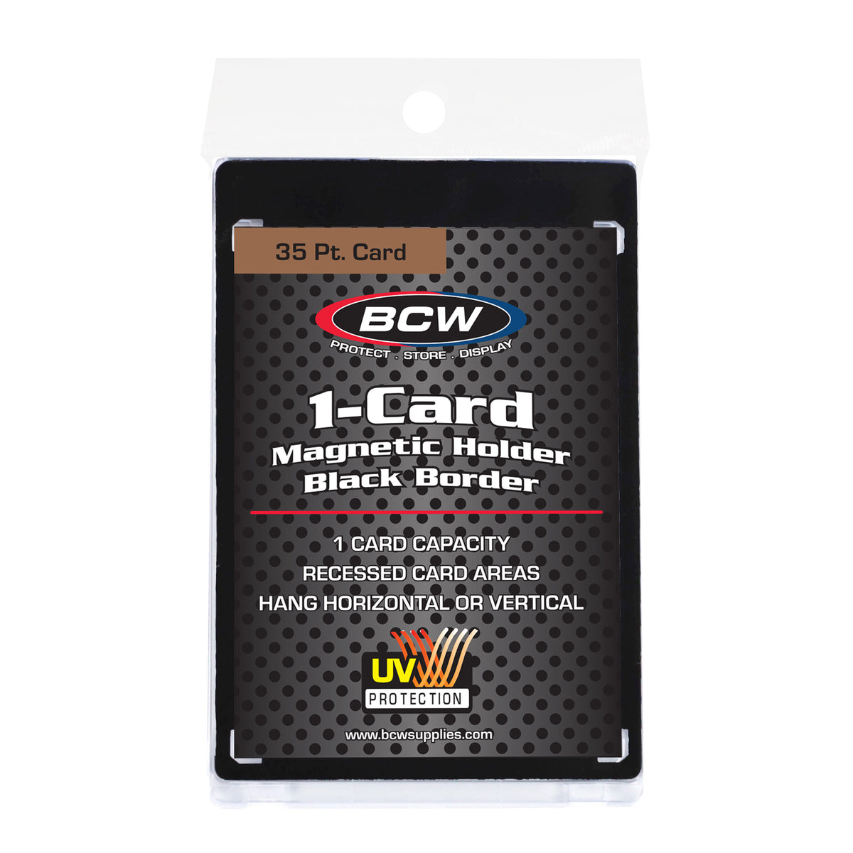 BCW Magnetic Card Holder - 35pt. Black Border – product image 1