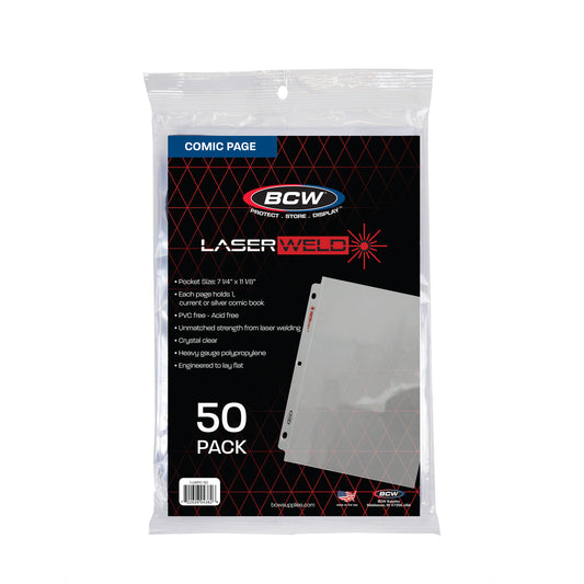 BCW Laserweld Comic Page (50 Count. Pack) – product image 1
