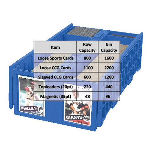 BCW Collectible Card Bin - 1600 - Blue – product image 5