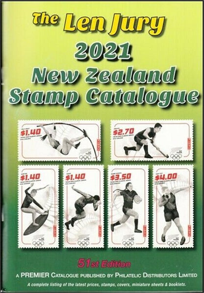 New Zealand 2021 Len Jury Stamp Catalogue – product image 1